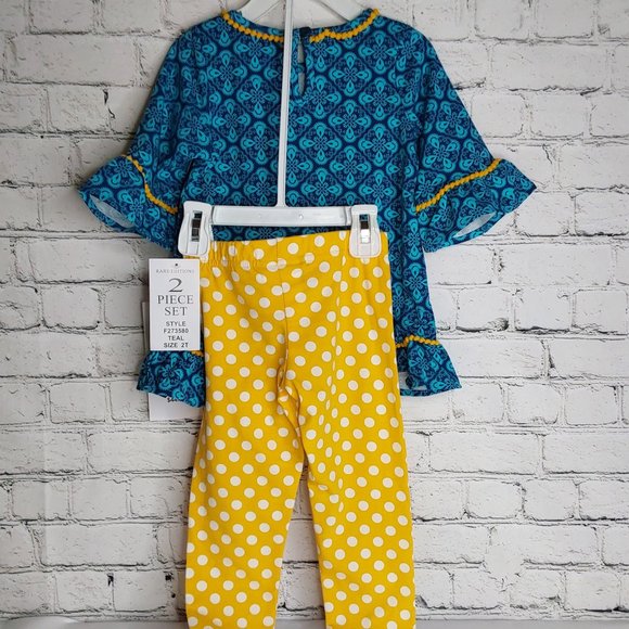 'RARE EDITIONS' TOP & PANTS SQUIRREL OUTFIT 2-PIECE SET - Picture 3 of 16